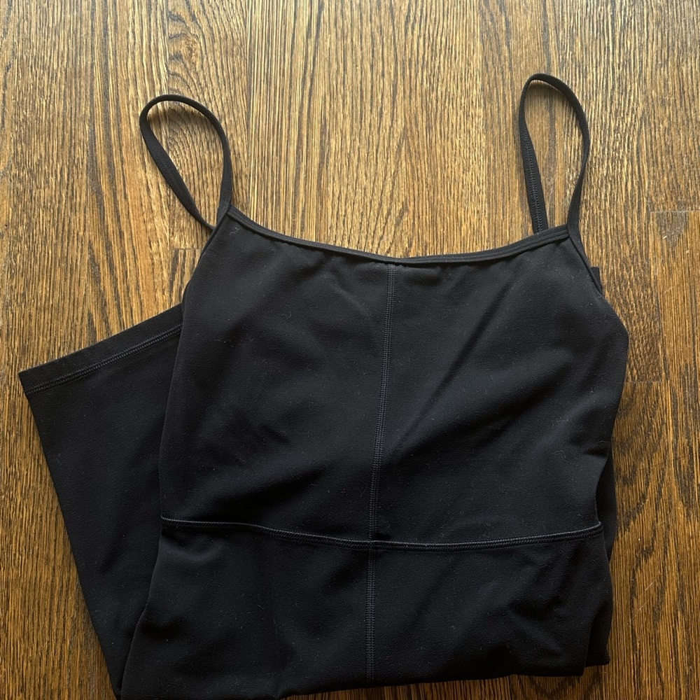 Aritzia Black Spaghetti-Strap Jumpsuit